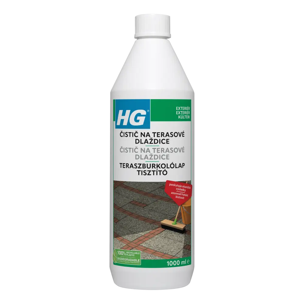 HG čistič na terasové dlaždice 1 l