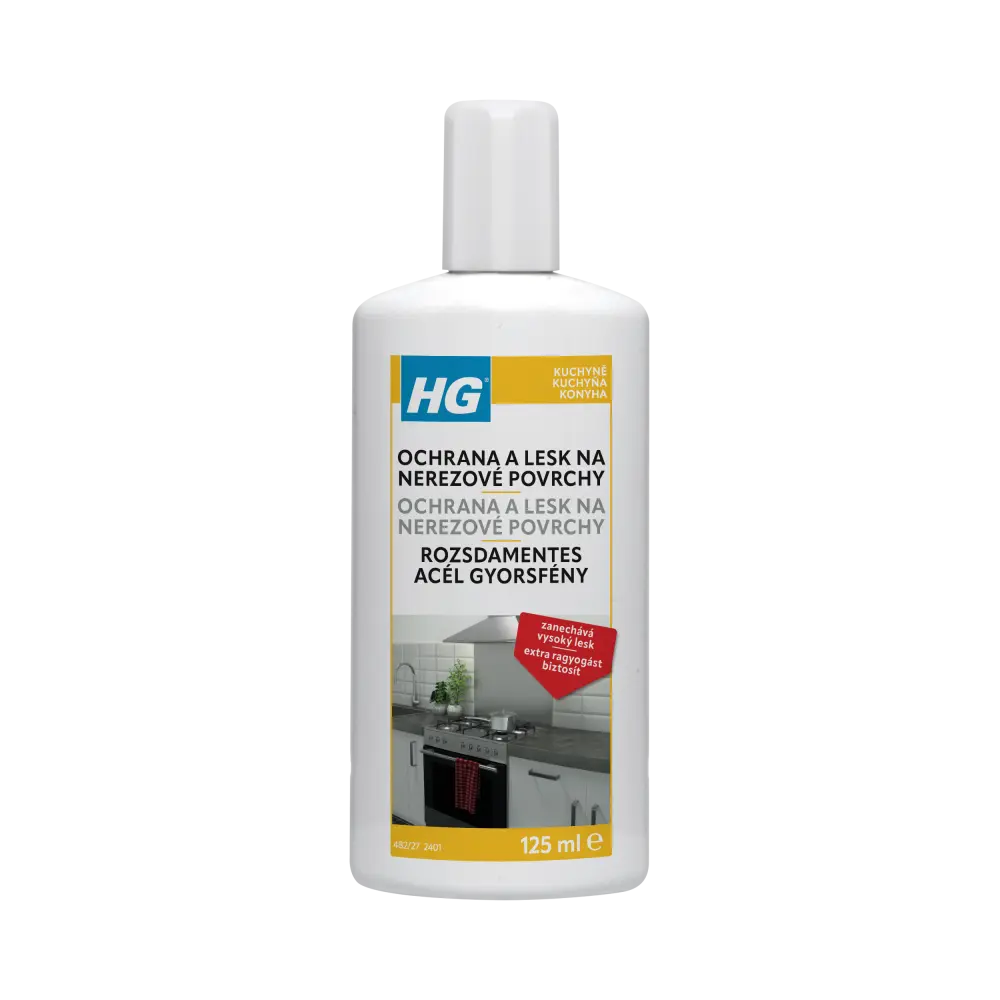 HG 48201 Rychlý lesk pro nerezový kov 125ml