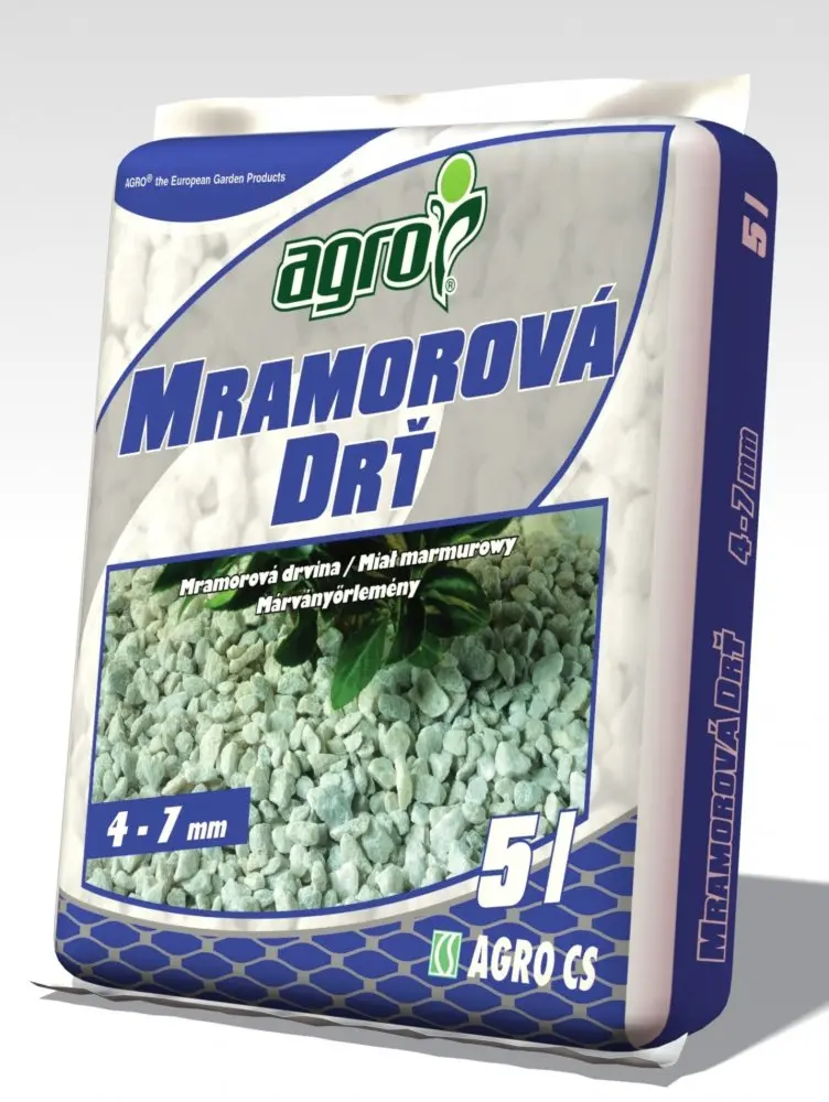 AGRO CS AGRO Mramorová drť 4 - 7 mm 5 l