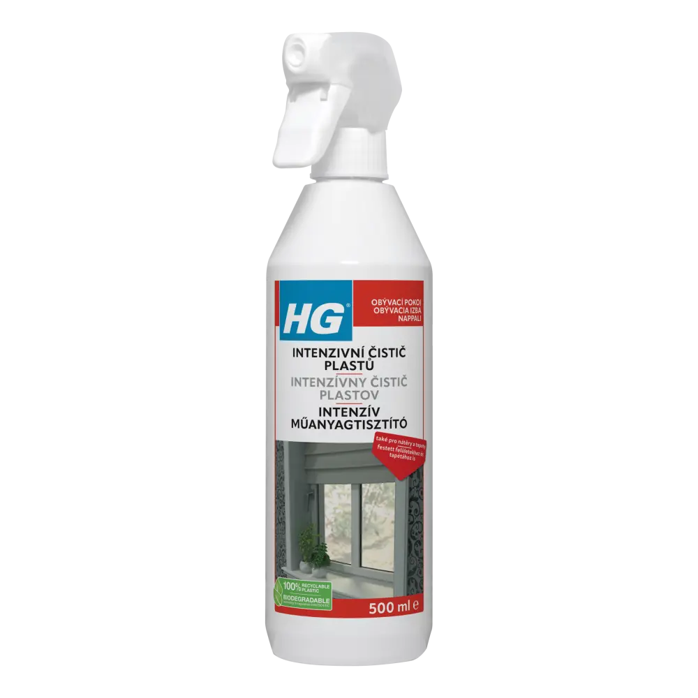 HG intenzivní čistič na plasty 500 ml
