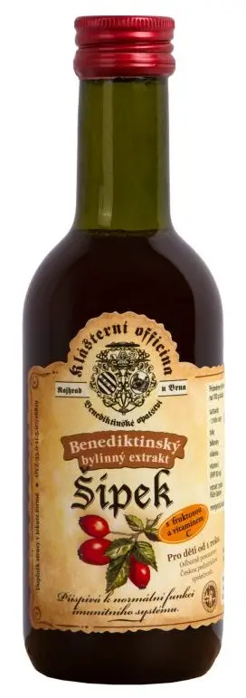 Bylinný fruktózový sirup ŠÍPEK 290 g