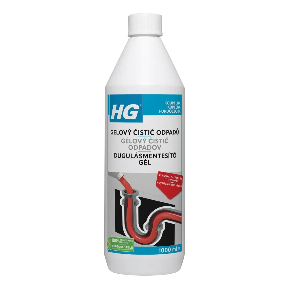 HG 54010 Gelový čistič odpadů 1l