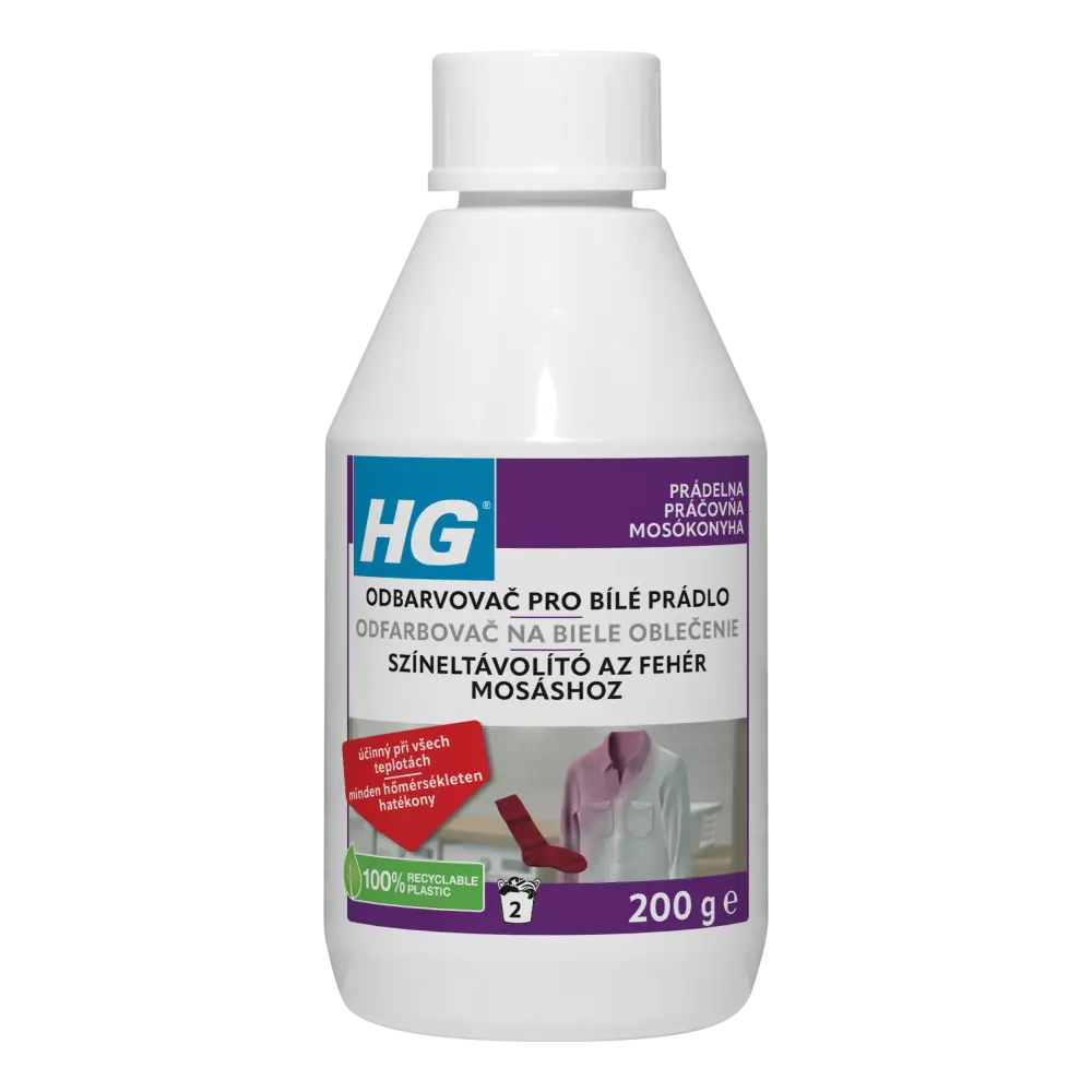HG 27503 Odbarvovač pro omylem zabarvené bílé prádlo 200g