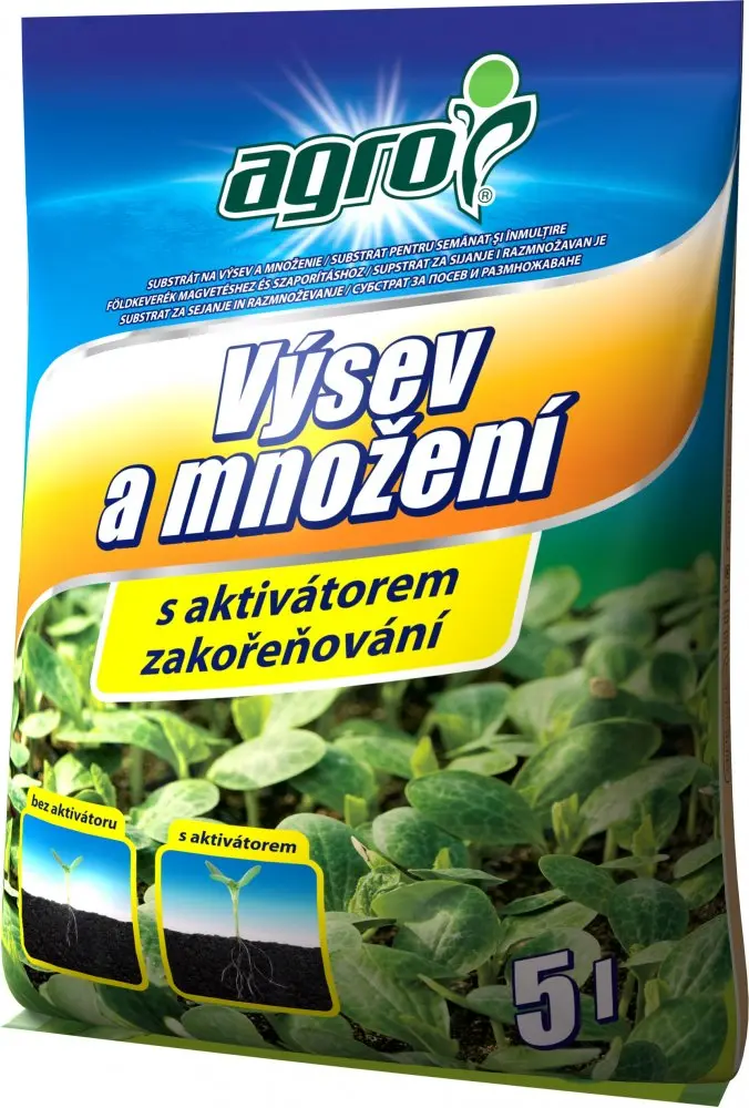 AGRO Substrát pro výsev a množení 5l