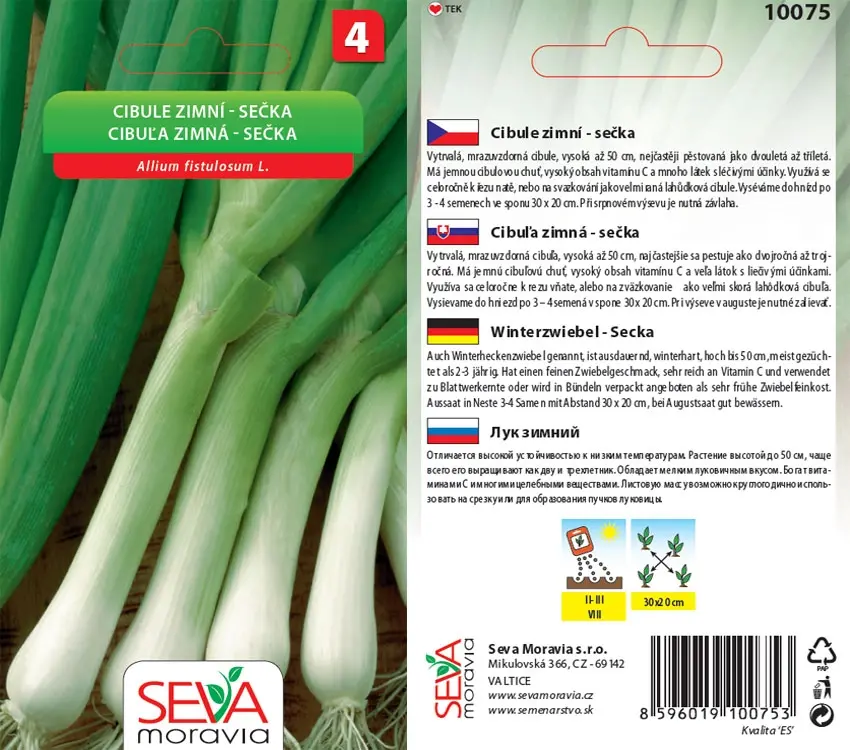 10075 Cibule zimní sečka 1,5g / 1107