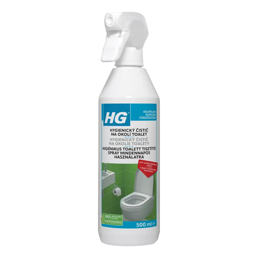 HG Každodennní hygienický sprej na příslušenství v okolí toalety 500 ml