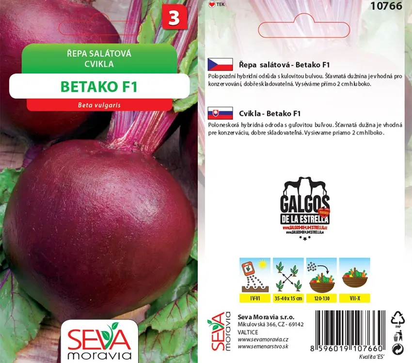10766 Řepa salátová Betako F1 2g / 2904