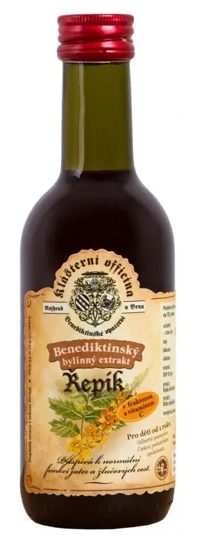 Bylinný fruktózový sirup ŘEPÍK 290 g