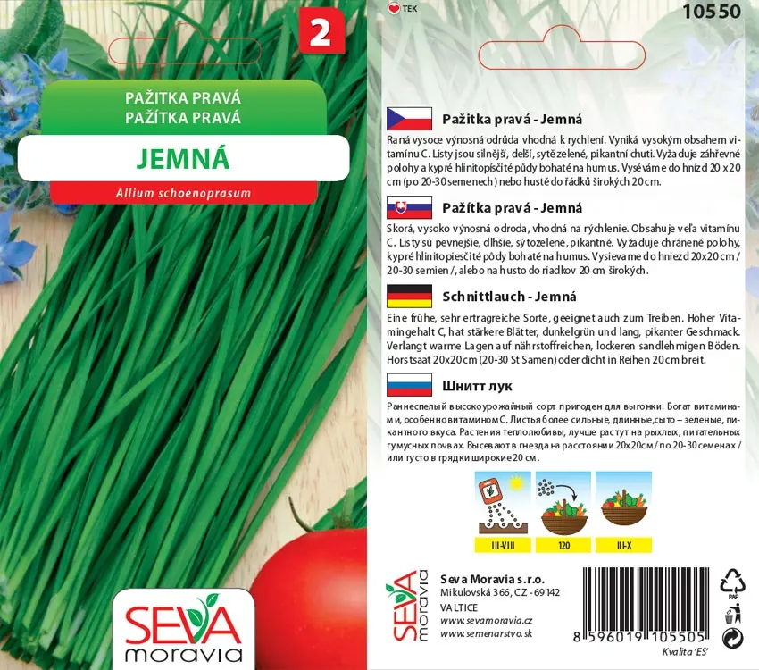 10550 Pažitka Jemná 1,5g / 2306