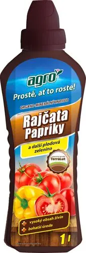 Organo-minerální kapalné hnojivo na rajčata, papriky a okurky 1 l