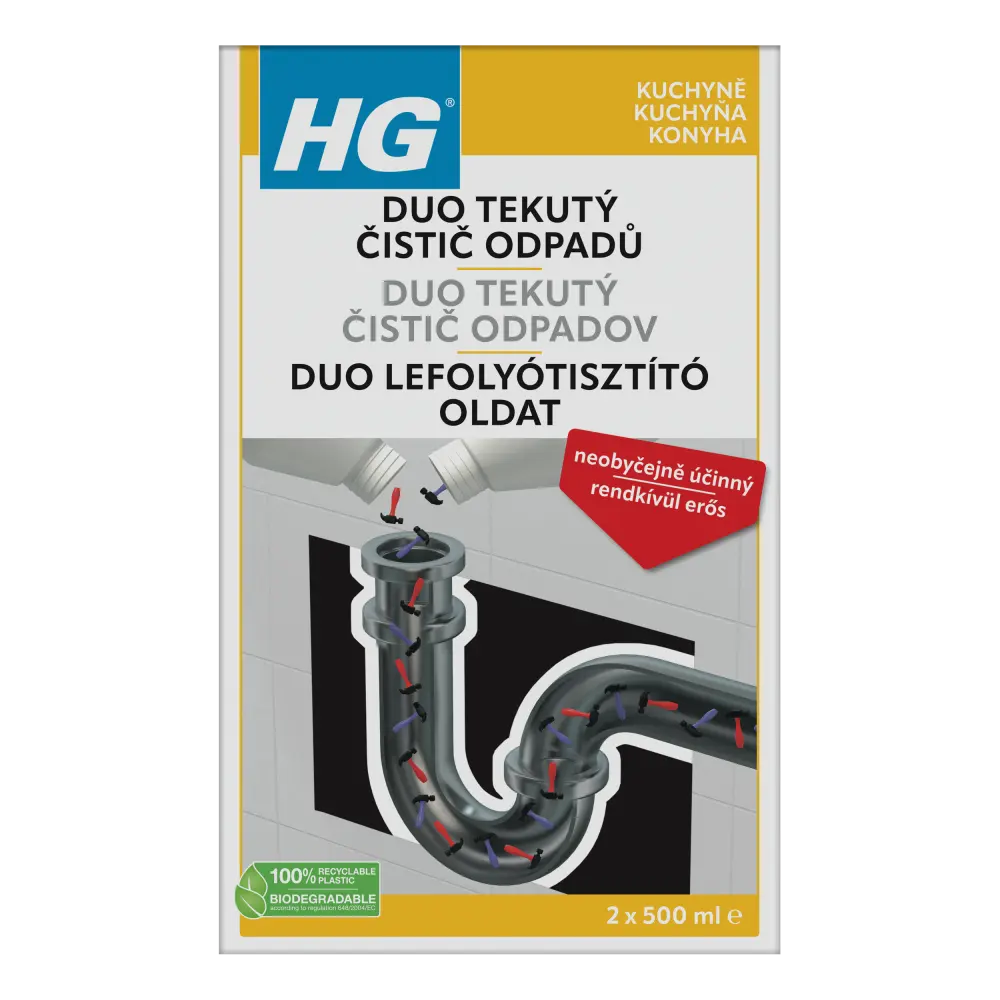 HG 34310 Duo tekutý čistic odpadů 1000ml