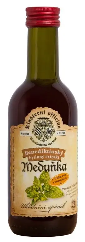 Bylinný fruktózový sirup MEDUŇKA 290 g