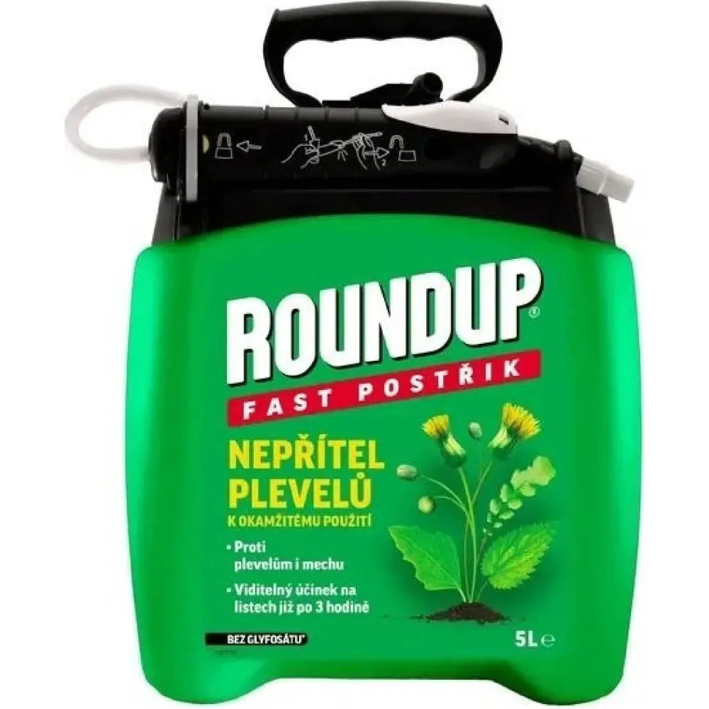 Roundup Fast postřik bez glyfosátu 5l - herbicid proti plevelům