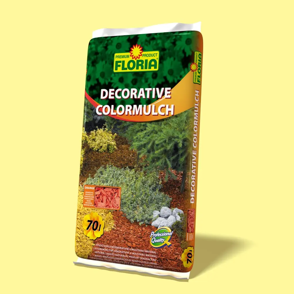 AGRO CS FLORIA PREMIUM Decorative ColorMulch oranžová 70 l