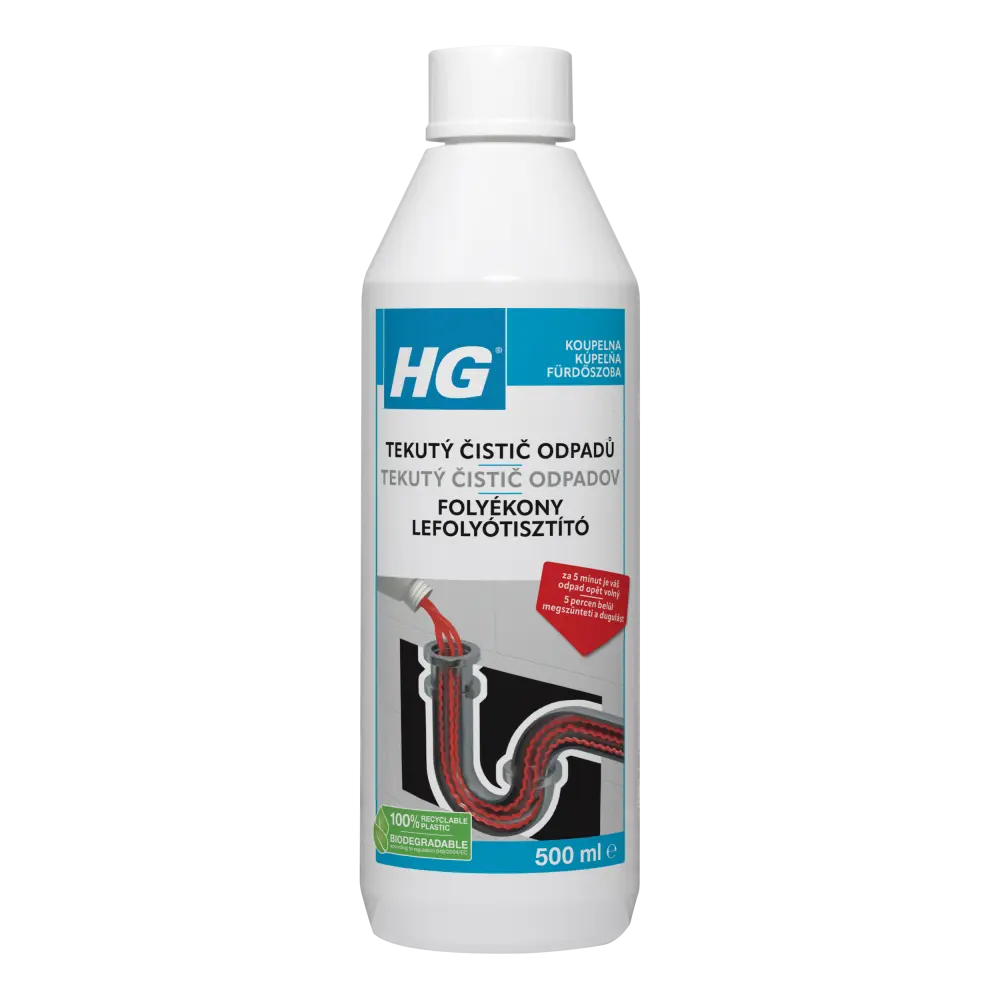 HG tekutý čistič odpadů 500 ml