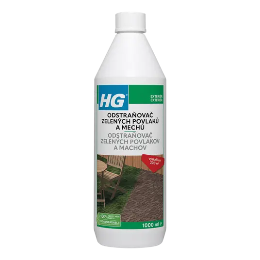 HG 18110 Odstraňovač zelených povlaků a mechů 1000ml