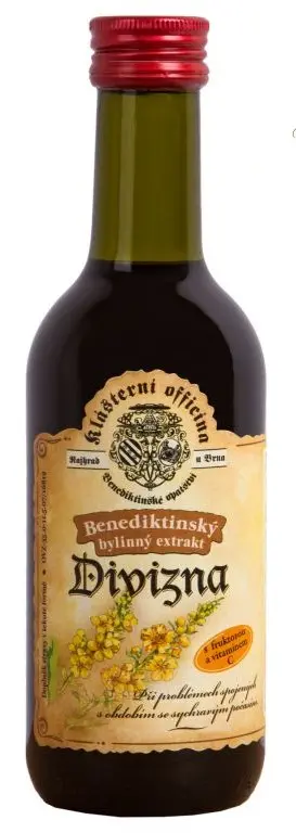 Bylinný fruktózový sirup DIVIZNA 290 g