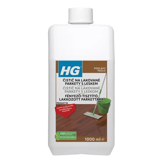 HG 46710 Čistič s leskem pro parketové podlahy 1000ml