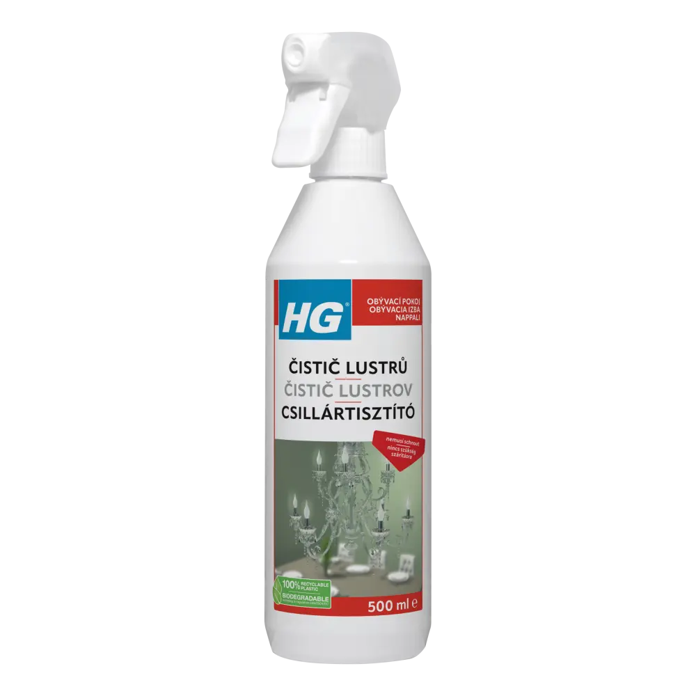 HG 16705 Čistič lustrů ve spreji 500 ML