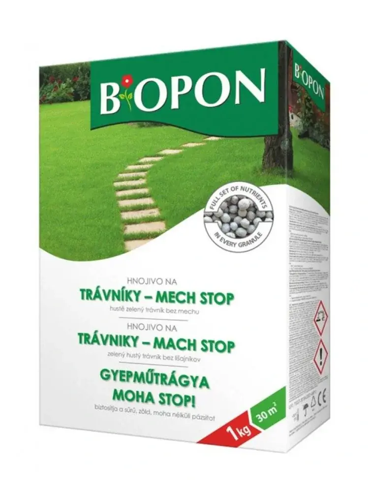 Bopon Trávníkové hnojivo proti mechu 3kg