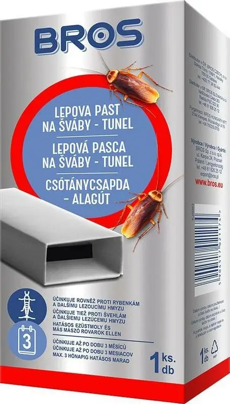 Bros lepová past na šváby - tunel