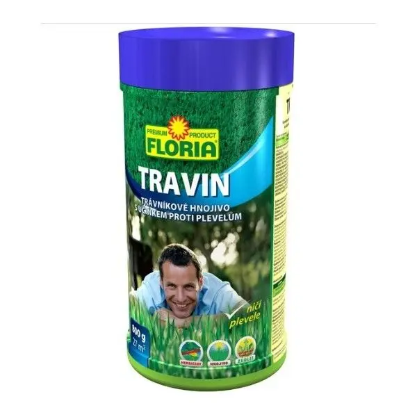 TRAVIN Trávníkové hnojivo s účinkem proti plevelům 3v1