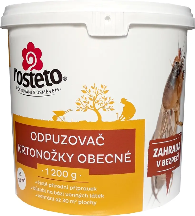 Rosteto - přírodní odpuzovač krtonožky 1,2 kg