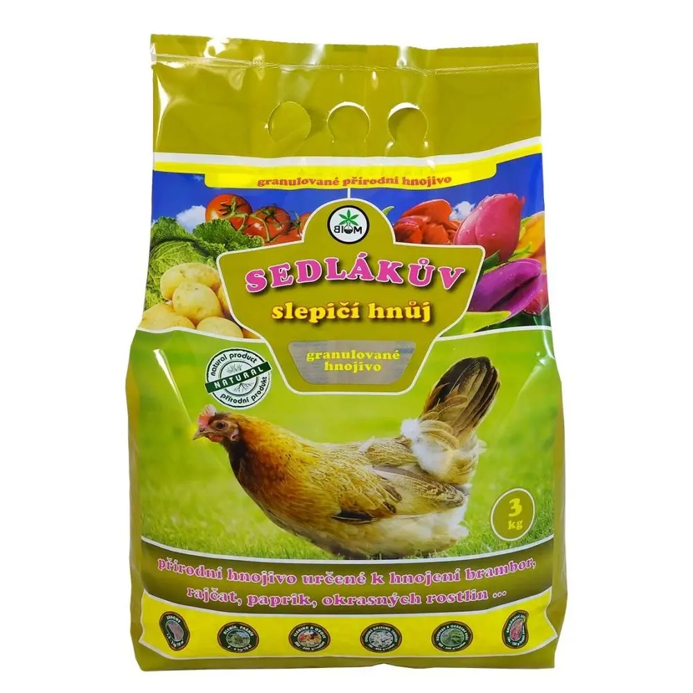 Sedlákův slepičí hnůj granulovaný 3kg