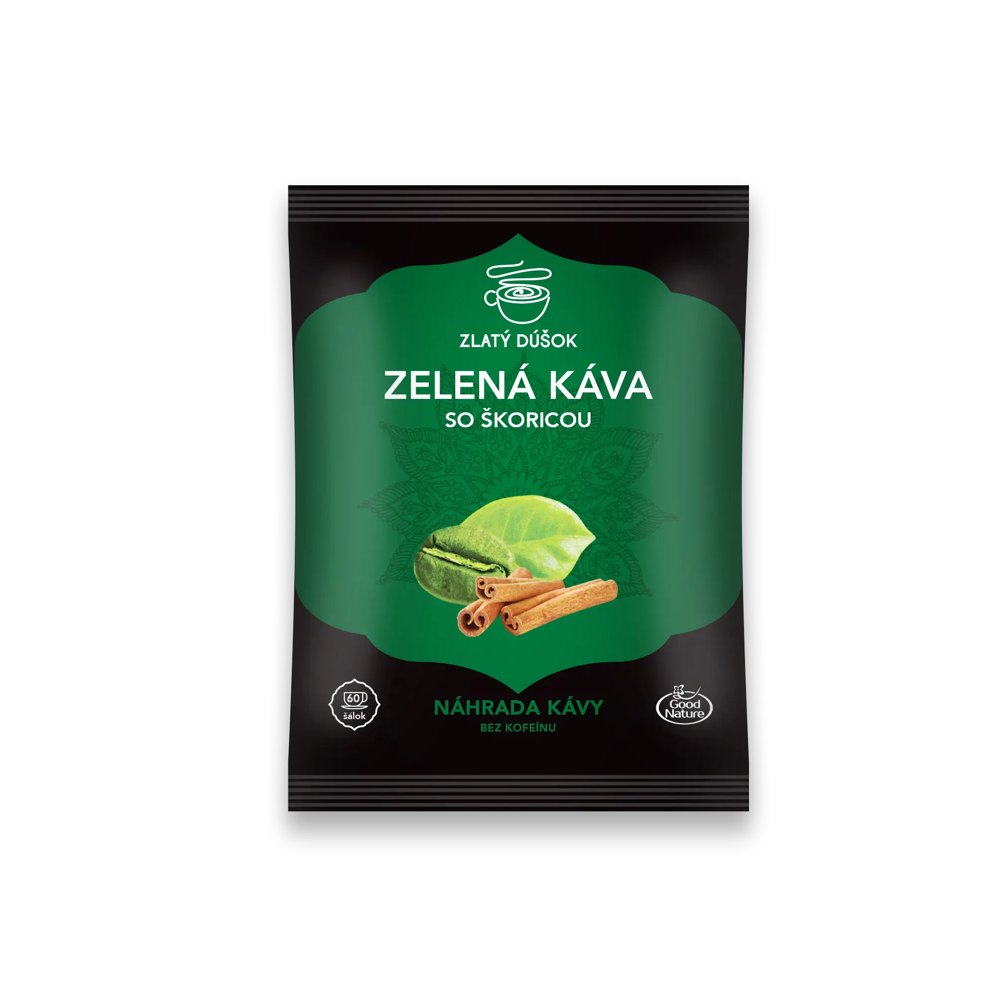 Good Nature Zlatý doušek Zelená Káva se skořicí 100 g