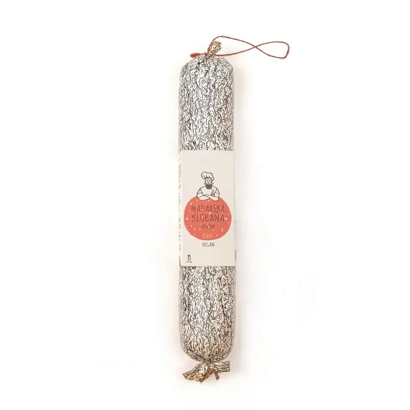 Maďarská klobaňa uzená pikantní - vegan, 550 g