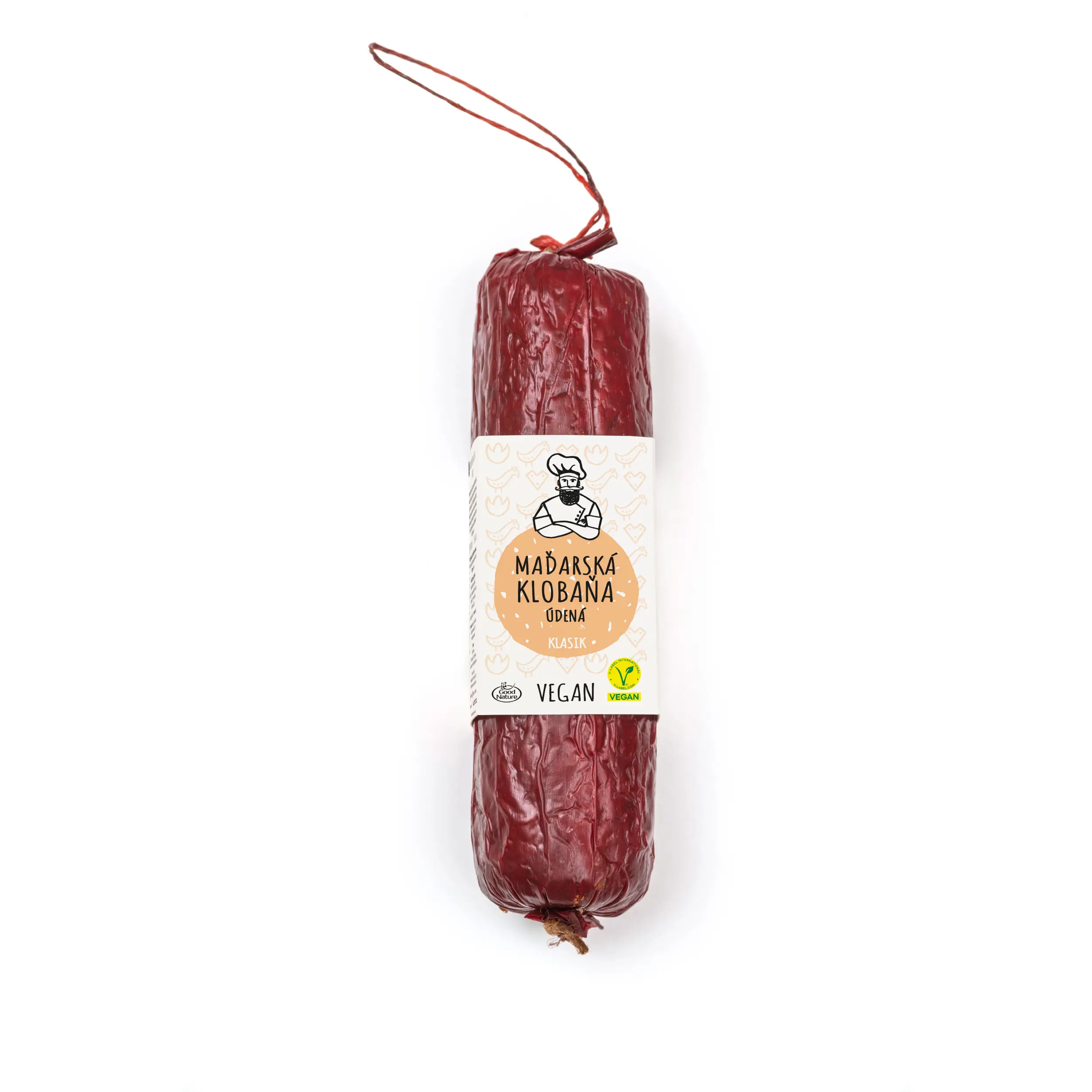 Maďarská klobaňa uzená klasik - vegan, 300 g