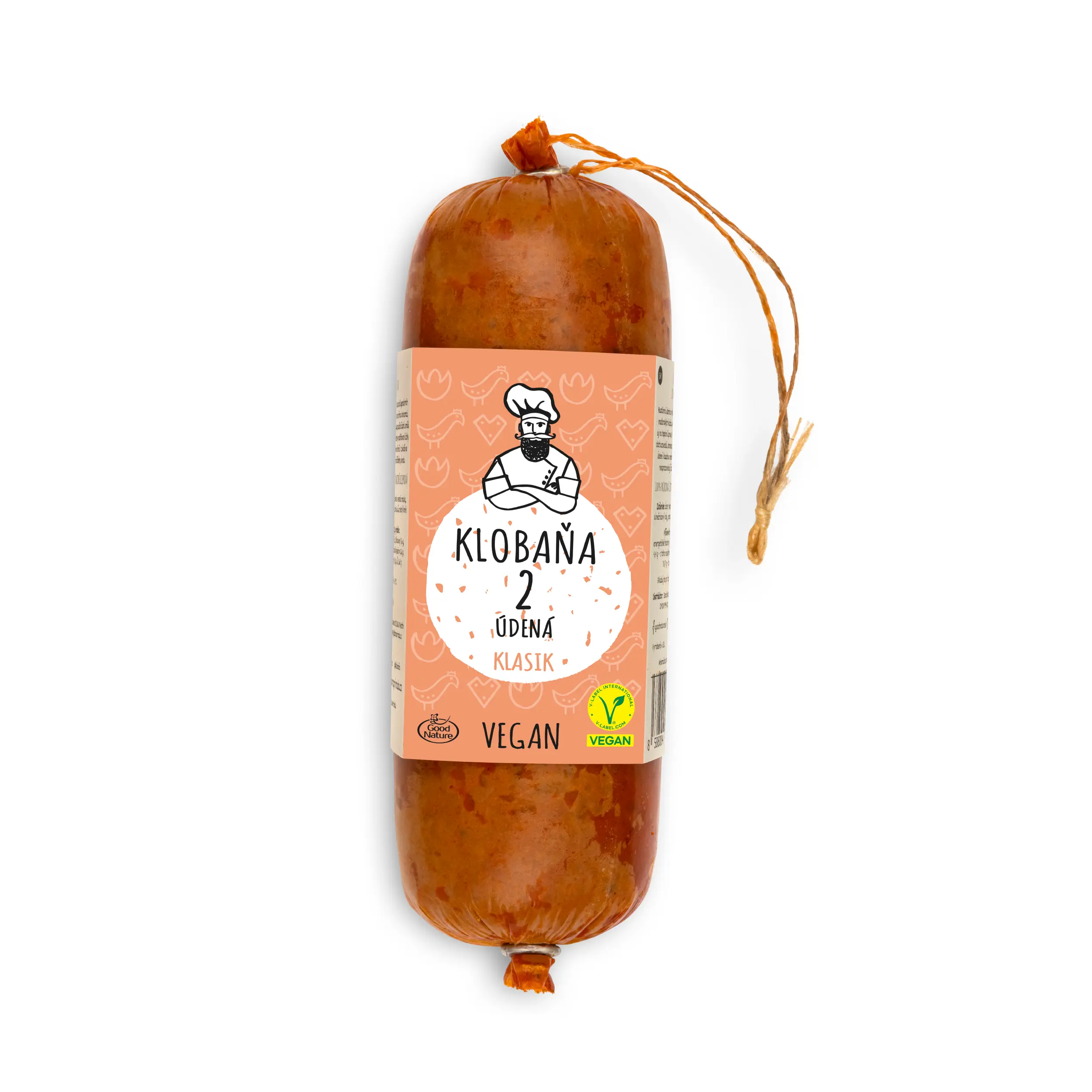 Klobaňa 2 uzená klasik přirozeně bezlepková – vegan 250 g