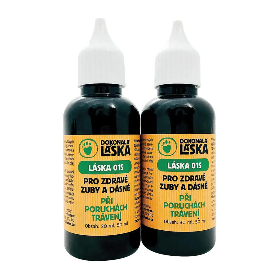LÁSKA 01S Pro zdravé zuby a dásně psů 100ml