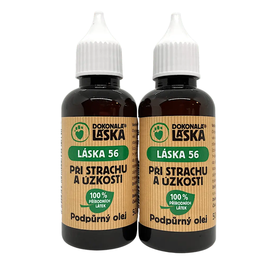 Dokonalá Láska LÁSKA 56 Při strachu a úzkosti podpůrný olej 100 ml