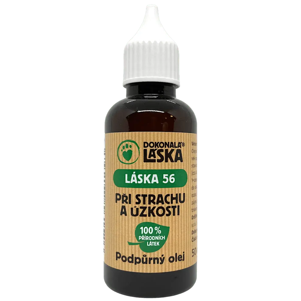 Dokonalá Láska LÁSKA 56 Při strachu a úzkosti podpůrný olej 50 ml