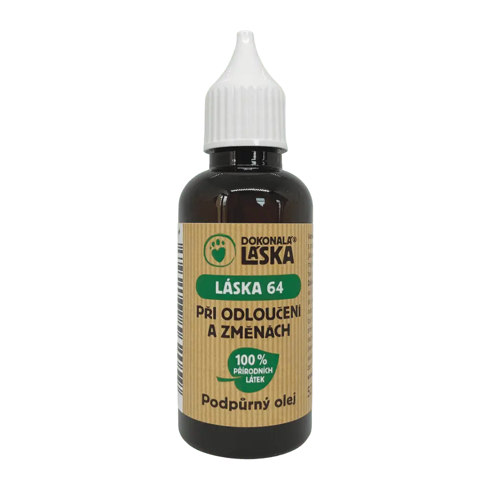 Dokonalá Láska LÁSKA 64 Při odloučení a změnách - podpůrný olej 50 ml
