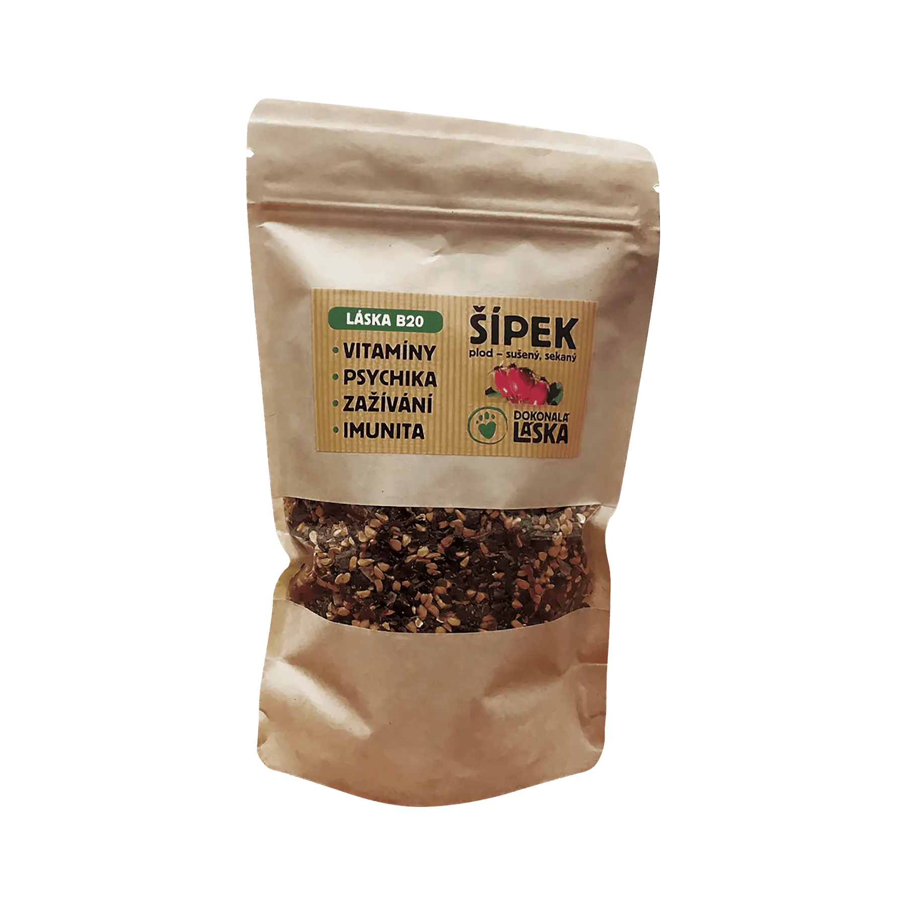 Dokonalá Láska LÁSKA B20 Šípek - plod sušený sekaný 250 g