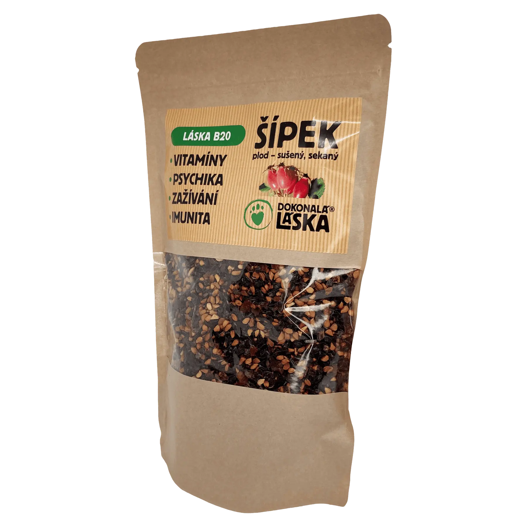 Dokonalá Láska LÁSKA B20 Šípek - plod sušený sekaný 500 g