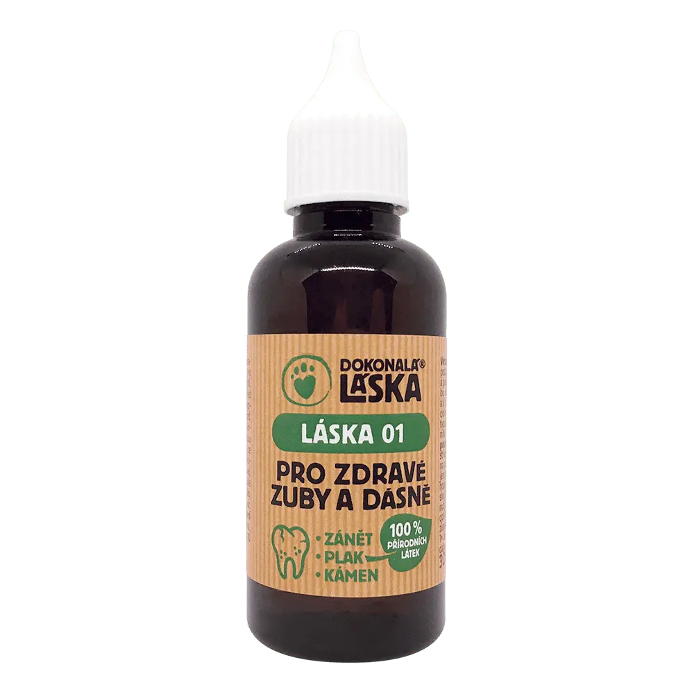 Láska 01 Pro Zdravé Zuby A Dásně Psů 50ml