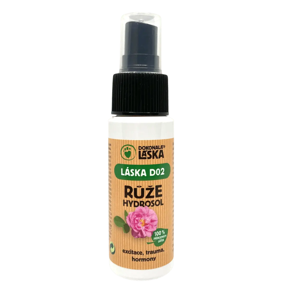 Dokonalá Láska LÁSKA D02 Růže hydrosol 100 ml
