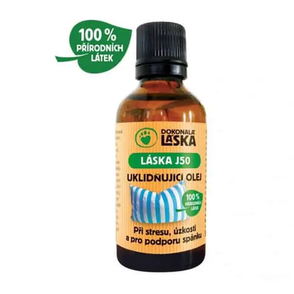 Dokonalá Láska LÁSKA J50 UKLIDŇUJÍCÍ OLEJ - Terapeutický olej
