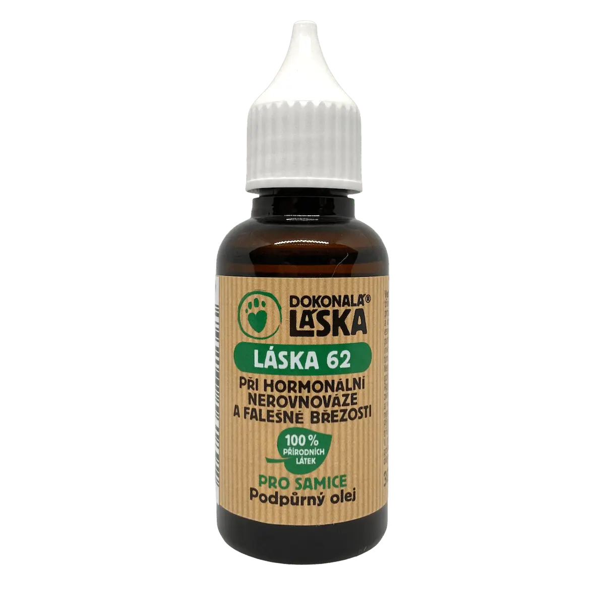 Dokonalá Láska LÁSKA 62 Při hormonální nerovnováze a falešné březosti pro samice 30 ml