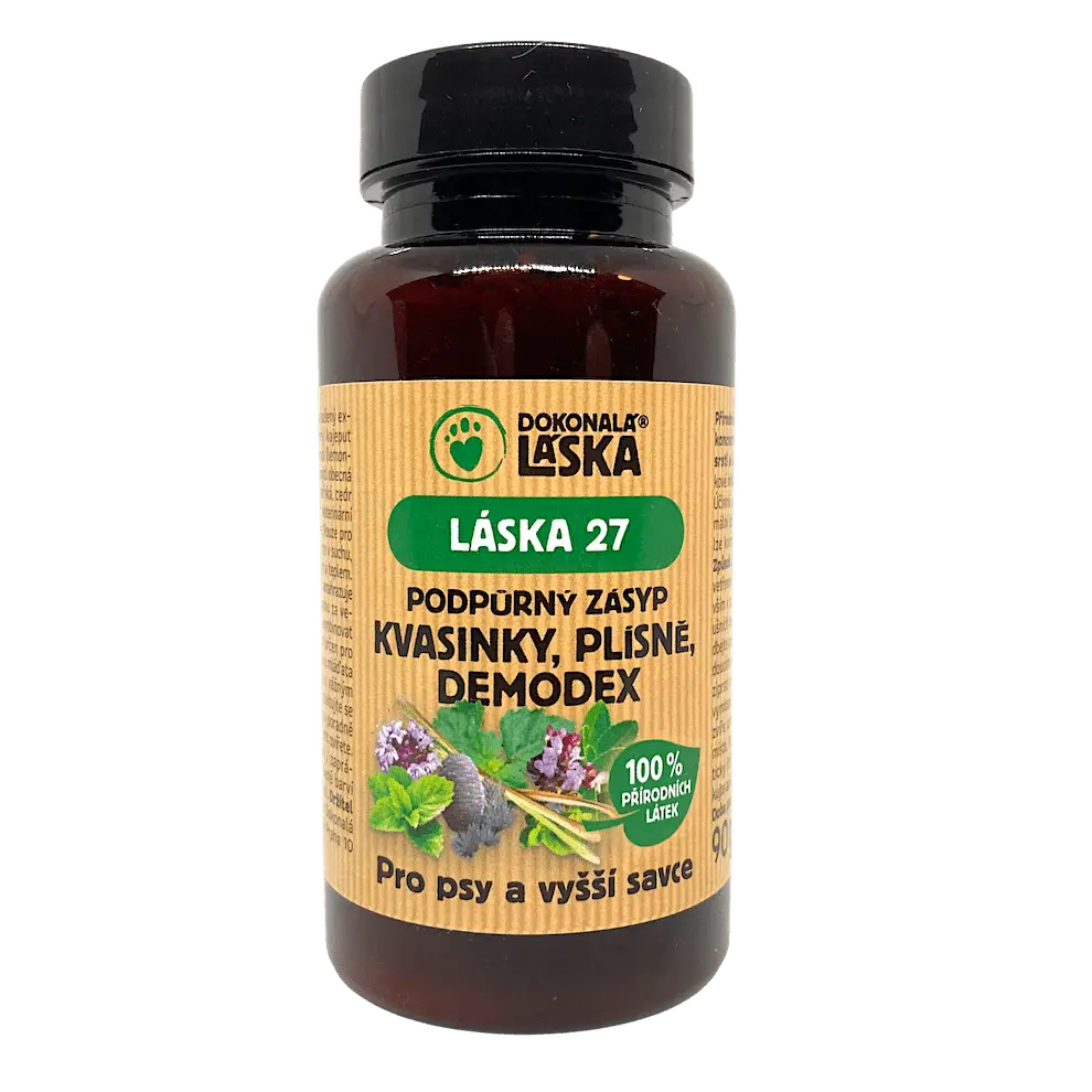 Dokonalá Láska LÁSKA 27 KVASINKY, PLÍSNĚ, DEMODEX - podpůrný zásyp
