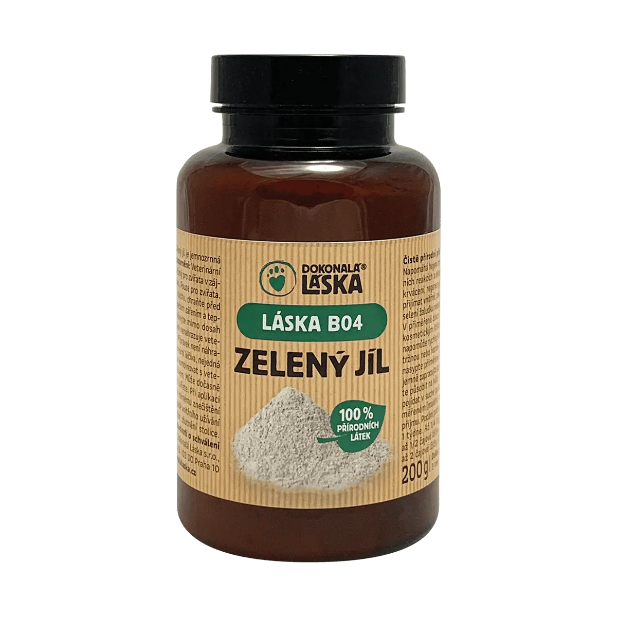 Dokonalá Láska LÁSKA B04 Zelený jíl 200 g