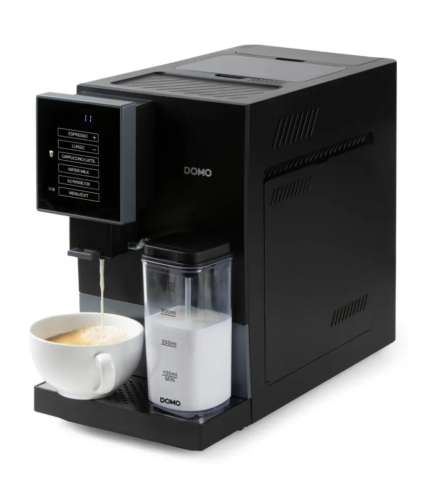 Automatický Espresso kávovar - černo šedý - DOMO DO744K