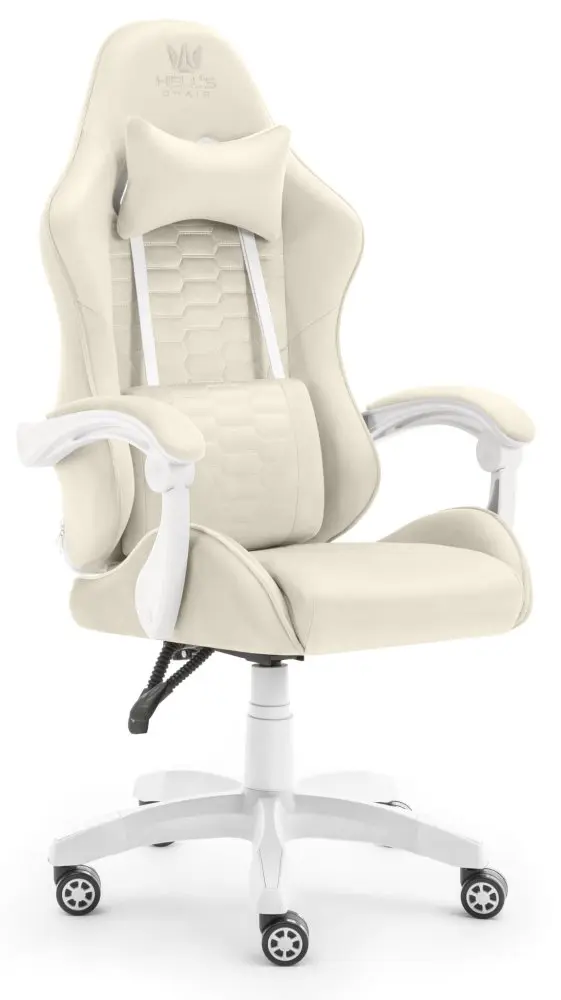 Herní židle HC-1000 BEIGE - sametová tkanina