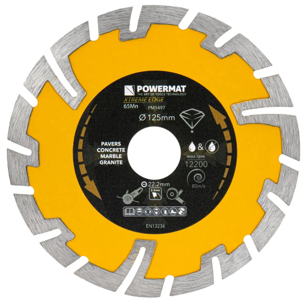 Diamantový kotouč 125 mm na beton, žulu a kámen