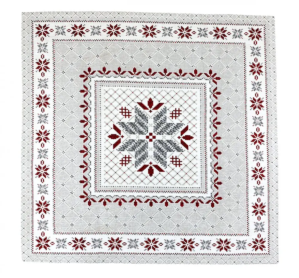 Gobelínový ubrus s vánočním motivem 90x90 cm