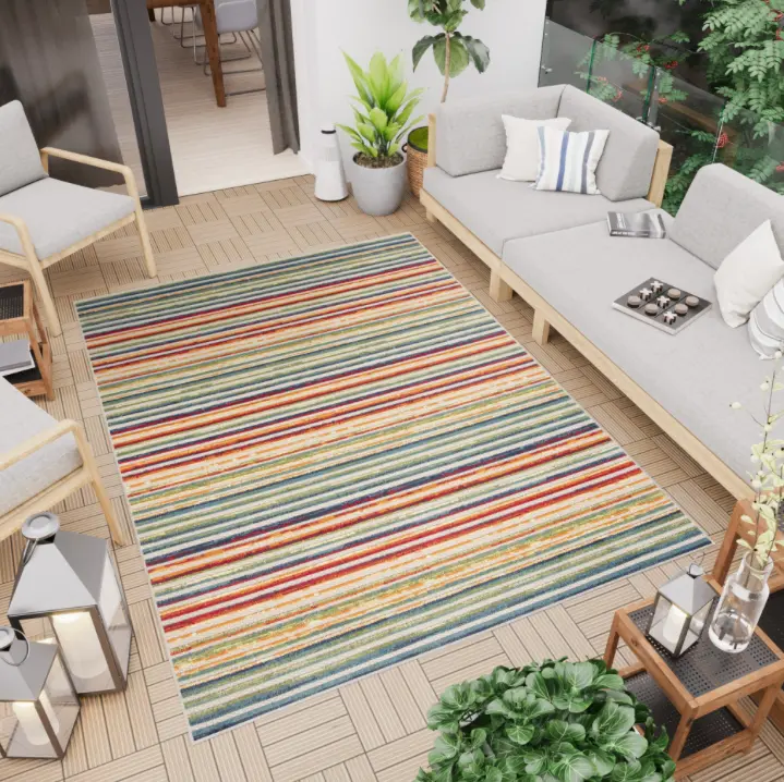 Barevný koberec na terasu nebo balkon AVENTURA ED23A Šířka: