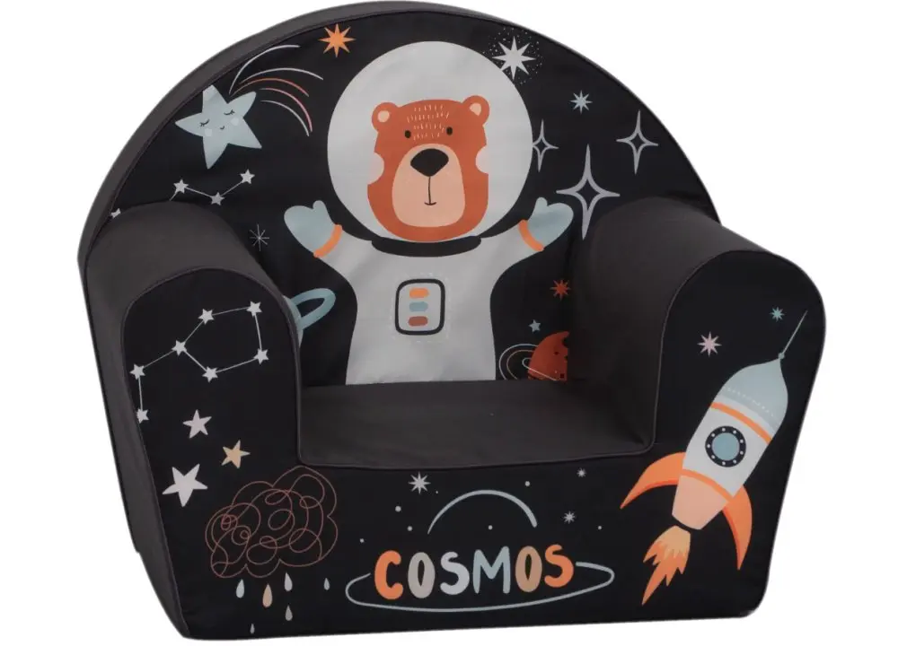 Pěnová dětská sedačka astronaut 51 x 33 x 42 cm